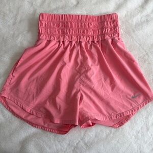 Nike Dri-Fit Ultra High-Waisted 3” Shorts Pink Size Small